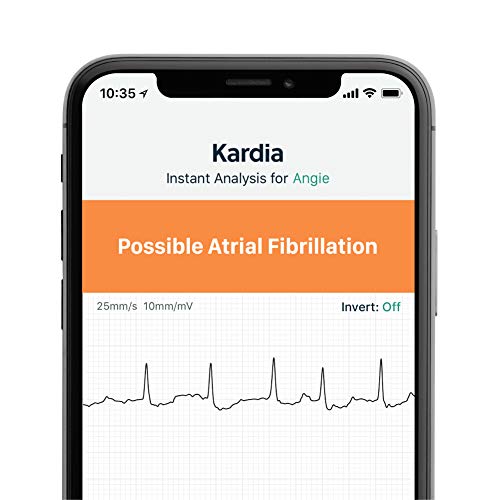 AliveCor KardiaMobile 6L| El monitor de ECG personal de 6 pistas que funciona con tu teléfono inteligente. Detecta fibrilación atrial en solo 30 segundos - en cualquier momento, en cualquier lugar.