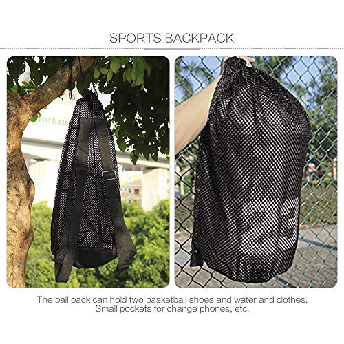 ALIXIN - 23. Mochila de baloncesto para gimnasio, deporte, con bolsillo grande con cremallera para adolescentes y adultos