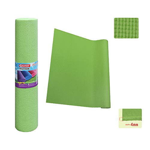 ALLPER Esterilla para Yoga Universal, Multiusos de Alta Densidad, Antideslizante, TAMAÑO: 173 x 61 x 0,4 cm. Color Verde. ALLPER Esterilla para Yoga Universal, Multiusos de Alta Densidad, Antideslizante, TAMAÑO: 173 x 61 x 0,4 cm. Color Verde.