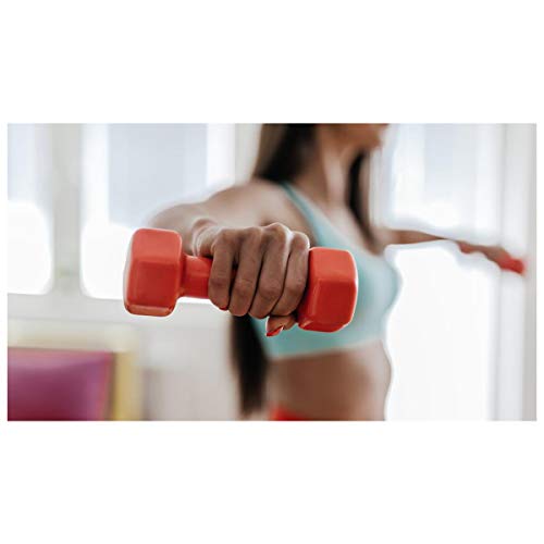 ALLPER Mancuernas con Revestimiento de Vinilo, Pack DE 2. Color Rojo. Peso de 3 Kilos. Gimnasio en casa, Ejercicios Ligeros. Mantente en Forma. ALLPER Mancuernas con Revestimiento de Vinilo, Pack DE 2. Color Rojo. Peso de 3 Kilos. Gimnasio en casa, Ejercicios Ligeros. Mantente en Forma.