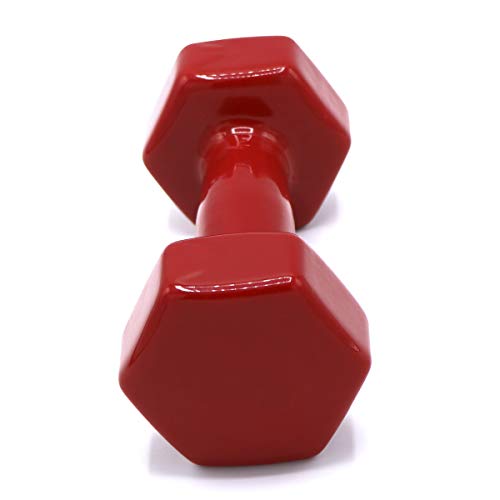 ALLPER Mancuernas con Revestimiento de Vinilo, Pack DE 2. Color Rojo. Peso de 3 Kilos. Gimnasio en casa, Ejercicios Ligeros. Mantente en Forma. ALLPER Mancuernas con Revestimiento de Vinilo, Pack DE 2. Color Rojo. Peso de 3 Kilos. Gimnasio en casa, Ejercicios Ligeros. Mantente en Forma.