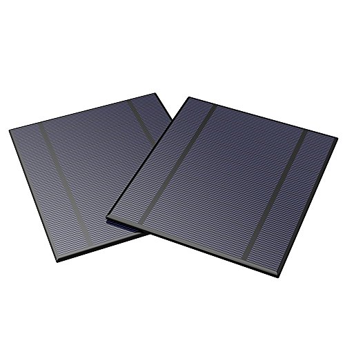 ALLPOWERS 2 Piezas 2.5W 5V/500mAh Mini Encapsulado Panel Solar Epoxi DIY Batería Cargador Kit para Energía Batería LED 130x150mm (Panel Solar Sólo) ALLPOWERS 2 Piezas 2.5W 5V/500mAh Mini Encapsulado Panel Solar Epoxi DIY Batería Cargador Kit para Energía Batería LED 130x150mm (Panel Solar Sólo)