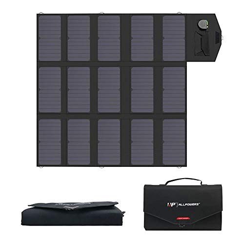 ALLPOWERS Cargador Solar Portátil del Panel 100W 18V 12V Plegable USB Y Un Cargador De Batería Solar del Puerto De DC para Los Teléfonos Móviles del Ordenador Portátil del