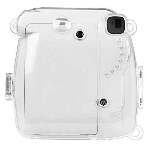 Almabner Funda transparente para cámara, fácil de aplicar con correa para Instax Mini 8 9