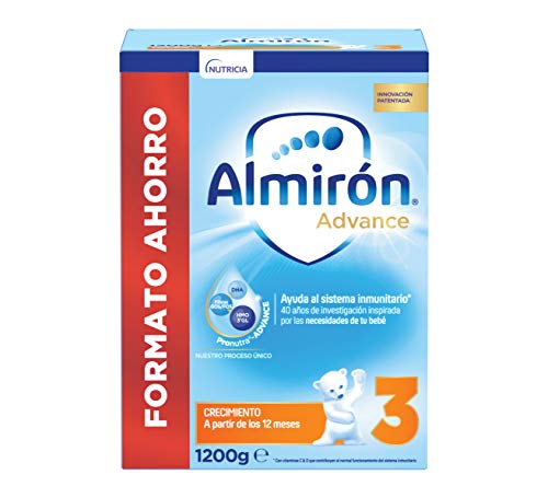 Almirón Advance 3, Leche de Crecimiento en Polvo para Bebé, desde los 12 Meses, 1.2kg
