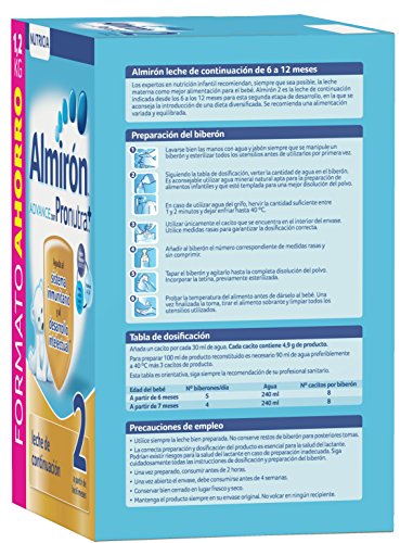 Almirón Advance con Pronutra 2 Leche de continuación en polvo desde los 6 meses 1,2 kg Almirón Advance con Pronutra 2 Leche de continuación en polvo desde los 6 meses 1,2 kg