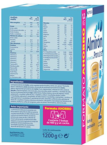 Almirón Advance con Pronutra 2 Leche de continuación en polvo desde los 6 meses 1,2 kg