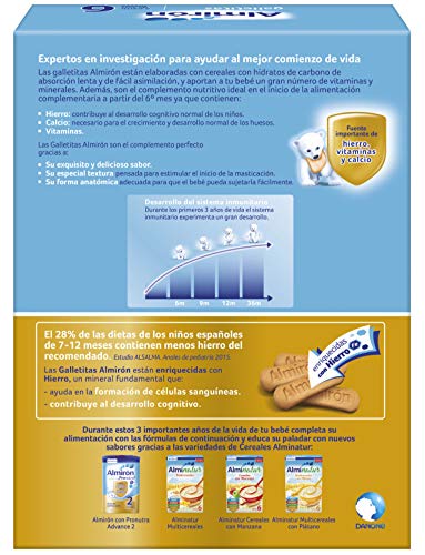 Almirón, Galletas para Bebé, a partir de 6 Meses, 180g