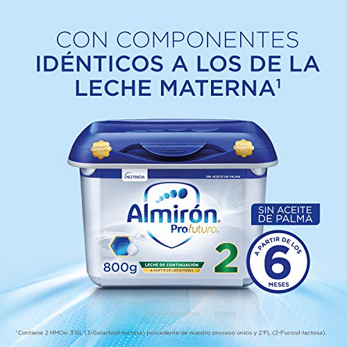 Almirón Profutura 2, Leche de Continuación en Polvo para Bebé, a partir de 6 Meses, 800g Almirón Profutura 2, Leche de Continuación en Polvo para Bebé, a partir de 6 Meses, 800g