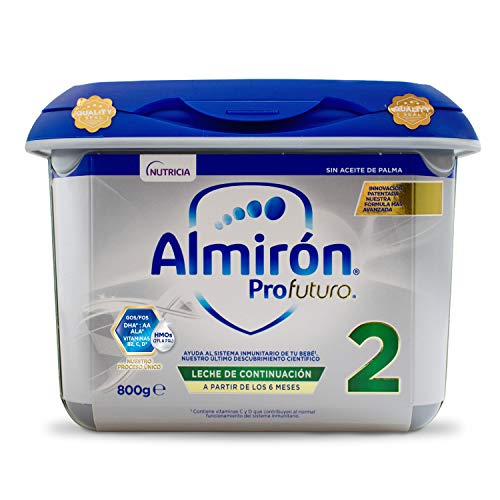 Almirón Profutura 2, Leche de Continuación en Polvo para Bebé, a partir de 6 Meses, 800g Almirón Profutura 2, Leche de Continuación en Polvo para Bebé, a partir de 6 Meses, 800g