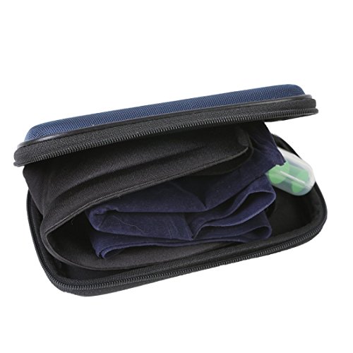 Almohada de Viaje inflables determinadas Dormir Almohada para Cuello con la máscara y Tapones para los oídos de los Ojos Confort para el Aeroplano o conmuta Transporte (Color al Azar) LYSB-01