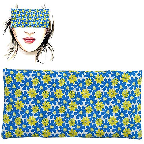 Almohada para los ojos"Pack de 6 unidades -All Flowers" | Semillas de Lavanda y arroz | Yoga, Meditación, Relajación, descanso de ojos.