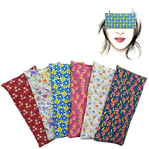 Almohada para los ojos"Pack de 6 unidades -All Flowers" | Semillas de Lavanda y arroz | Yoga, Meditación, Relajación, descanso de ojos. Almohada para los ojos"Pack de 6 unidades -All Flowers" | Semillas de Lavanda y arroz | Yoga, Meditación, Relajación, descanso de ojos.