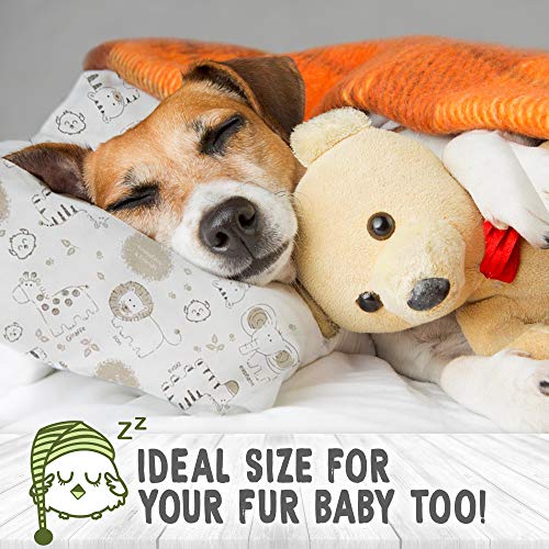 Almohada para niños con funda - Almohada para bebés de algodón orgánico suave 13x18 para dormir - Lavable e Respirable - Niños, bebés y recién nacidos - Perfecto para viajar (KeaSafari) Almohada para niños con funda - Almohada para bebés de algodón orgánico suave 13x18 para dormir - Lavable e Respirable - Niños, bebés y recién nacidos - Perfecto para viajar (KeaSafari)