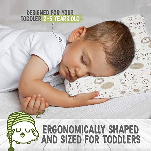 Almohada para niños con funda - Almohada para bebés de algodón orgánico suave 13x18 para dormir - Lavable e Respirable - Niños, bebés y recién nacidos - Perfecto para viajar (KeaSafari) Almohada para niños con funda - Almohada para bebés de algodón orgánico suave 13x18 para dormir - Lavable e Respirable - Niños, bebés y recién nacidos - Perfecto para viajar (KeaSafari)
