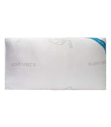 Almohada viscoelástica de Copos. Apoyo Esponjoso y Resistente. Recolax Visco Copos (75 cm)