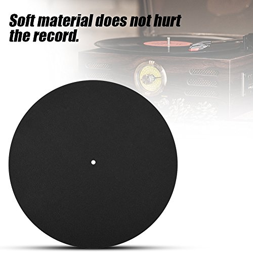 Almohadilla de disco de vinilo, 1 unidad de disco de vinilo antiestático para tocadiscos, tapete ultrafino para platos giratorios, 290 mm de diámetro Almohadilla de disco de vinilo, 1 unidad de disco de vinilo antiestático para tocadiscos, tapete ultrafino para platos giratorios, 290 mm de diámetro