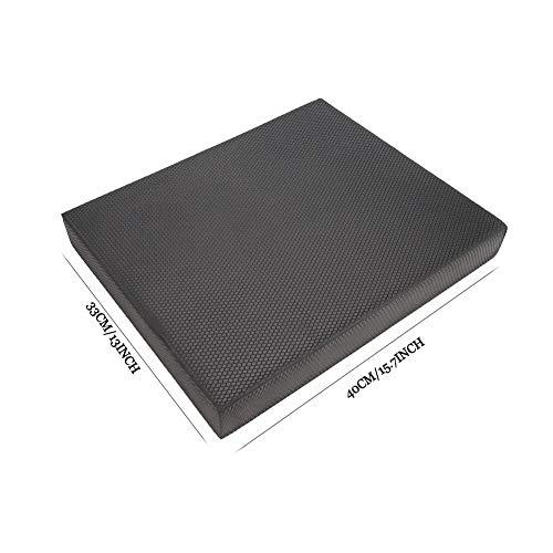 Almohadilla de equilibrio para fisioterapia, almohadilla de equilibrio de espuma antideslizante para yoga, entrenamiento físico, equilibrio central, fuerza y estabilidad: colchoneta de pie, almohadi Almohadilla de equilibrio para fisioterapia, almohadilla de equilibrio de espuma antideslizante para yoga, entrenamiento físico, equilibrio central, fuerza y estabilidad: colchoneta de pie, almohadi