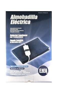 Almohadilla eléctrica clásica, Para fisioterapia, Regulación térmica, 40 x 32 cm