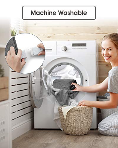 Almohadilla térmica de 30 * 60 cm con función de apagado automático de 1,5 horas para espalda, cuello, hombros, pies, 4 niveles de temperatura, tecnología de calentamiento rápido, gris Almohadilla térmica de 30 * 60 cm con función de apagado automático de 1,5 horas para espalda, cuello, hombros, pies, 4 niveles de temperatura, tecnología de calentamiento rápido, gris
