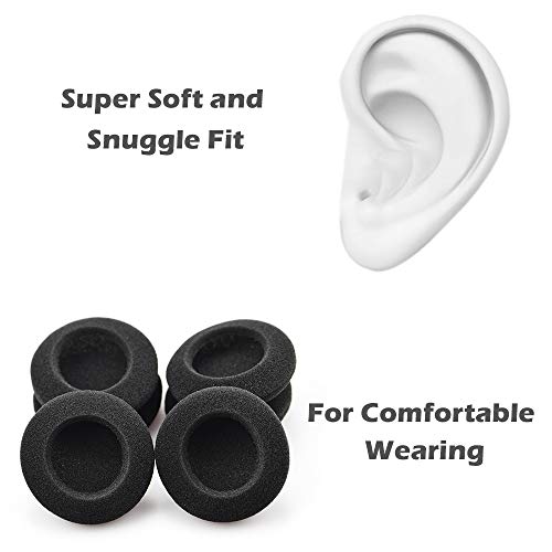 Almohadillas Auriculares,TesRank Almohadilla Espuma Reemplazo 8 Piezas Oído Repuesto Esponja Earpads Compatible con Mayorías de Auriculares- Negro,49-53mm/1.93"-2.1" Almohadillas Auriculares,TesRank Almohadilla Espuma Reemplazo 8 Piezas Oído Repuesto Esponja Earpads Compatible con Mayorías de Auriculares- Negro,49-53mm/1.93"-2.1"