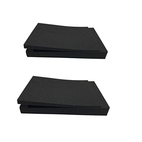 Almohadillas de Aislamiento para Monitor de Estudio, Espuma Acústica de Alta Densidad Aislamiento en Piezas Antivibraciones para Altavoces Almohadillas de Aislamiento para Monitor de Estudio, Espuma Acústica de Alta Densidad Aislamiento en Piezas Antivibraciones para Altavoces