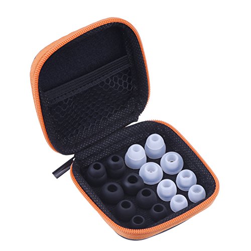 Almohadillas de Auriculares de Reemplazo Set de Eartips para Powerbeats 2 Wireless con Caja Portátil de Auriculares Almohadillas de Auriculares de Reemplazo Set de Eartips para Powerbeats 2 Wireless con Caja Portátil de Auriculares
