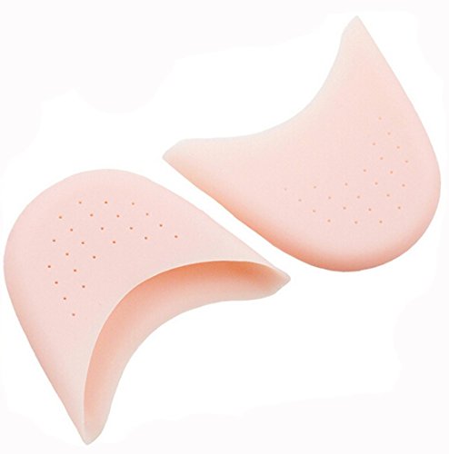 Almohadillas de gel de silicona suave para zapatos de ballet y danza, con protector de agujero transpirable para zapatos de ballet puntiagudos, color desnudo, paquete de 1 par Almohadillas de gel de silicona suave para zapatos de ballet y danza, con protector de agujero transpirable para zapatos de ballet puntiagudos, color desnudo, paquete de 1 par