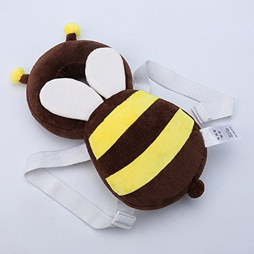 Almohadillas de seguridad ajustables para bebés y bebés, para bebés, con cabeza protectora, para abejas pequeñas marrón marrón Almohadillas de seguridad ajustables para bebés y bebés, para bebés, con cabeza protectora, para abejas pequeñas marrón marrón