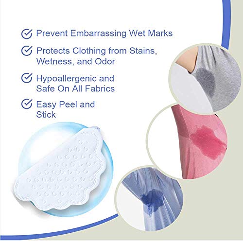 Almohadillas de sudor para las axilas, desechables de absorción de sudor almohadillas de verano, antitranspirante desodorante hombre mujer axila absorción de sudor almohadilla (80pcs 40 pares) Almohadillas de sudor para las axilas, desechables de absorción de sudor almohadillas de verano, antitranspirante desodorante hombre mujer axila absorción de sudor almohadilla (80pcs 40 pares)