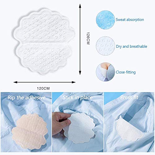 Almohadillas de sudor para las axilas, desechables de absorción de sudor almohadillas de verano, antitranspirante desodorante hombre mujer axila absorción de sudor almohadilla (80pcs 40 pares) Almohadillas de sudor para las axilas, desechables de absorción de sudor almohadillas de verano, antitranspirante desodorante hombre mujer axila absorción de sudor almohadilla (80pcs 40 pares)
