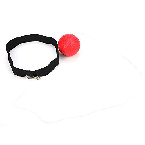 Alomejor Bola de Boxeo Reflejo de Entrenamiento Boxer Head Fight Ball para Ejercicios de Entrenamiento de Boxeo, Relajarse Alomejor Bola de Boxeo Reflejo de Entrenamiento Boxer Head Fight Ball para Ejercicios de Entrenamiento de Boxeo, Relajarse