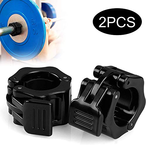 Alomejor Collares de Barra Abrazaderas de Barra de Liberación Rápida Abrazaderas de Pesas de Seguridad Clips (28mm) Alomejor Collares de Barra Abrazaderas de Barra de Liberación Rápida Abrazaderas de Pesas de Seguridad Clips (28mm)