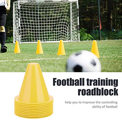 Alomejor Cono de Entrenamiento de fĂștbol, ââ10pcs Agilidad de plĂĄstico Conos de fĂștbol Barreras de fĂștbol Rugby Equipo de Hockey Entrenamiento Agilidad Ejercicios Accesorio(Amarillo) Alomejor Cono de Entrenamiento de fĂștbol, ââ10pcs Agilidad de plĂĄstico Conos de fĂștbol Barreras de fĂștbol Rugby Equipo de Hockey Entrenamiento Agilidad Ejercicios Accesorio(Amarillo)