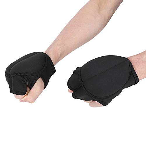 Alomejor Guantes ponderados 1 par de Bolsa de Arena para la muñeca para Esculpir la Fuerza Cardio Aeróbicos Coordinación de la Velocidad de la Mano Fitness