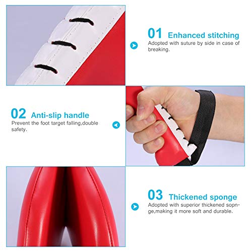 Alomejor Kickboxing Pad de Entrenamiento Kicking Target Taekwondo Kick Pads para Kickboxing Entrenamiento de Combate Deportes Karate Kicking Target Adulto Alomejor Kickboxing Pad de Entrenamiento Kicking Target Taekwondo Kick Pads para Kickboxing Entrenamiento de Combate Deportes Karate Kicking Target Adulto