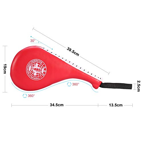 Alomejor Kickboxing Pad de Entrenamiento Kicking Target Taekwondo Kick Pads para Kickboxing Entrenamiento de Combate Deportes Karate Kicking Target Adulto Alomejor Kickboxing Pad de Entrenamiento Kicking Target Taekwondo Kick Pads para Kickboxing Entrenamiento de Combate Deportes Karate Kicking Target Adulto