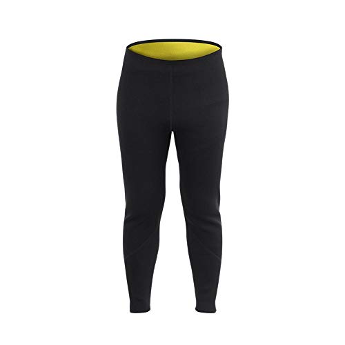 Alomejor Sauna Legging Pantalones Neopreno Sudor Caliente Forma del Cuerpo Hombres Mujeres para acondicionamiento físico para Adelgazar(XL)
