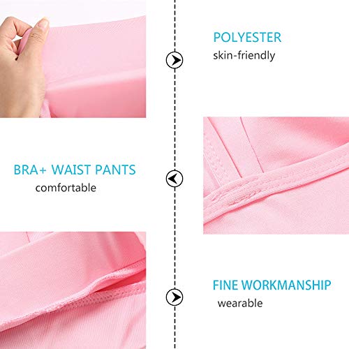 Alomejor Sujetador Deportivo para Mujer Conjunto de Pantalones Conjunto de Ropa de Yoga Estiramiento Traje de Ejercicio físico Gimnasio Sujetador Leggings Conjunto(S-Pink) Alomejor Sujetador Deportivo para Mujer Conjunto de Pantalones Conjunto de Ropa de Yoga Estiramiento Traje de Ejercicio físico Gimnasio Sujetador Leggings Conjunto(S-Pink)