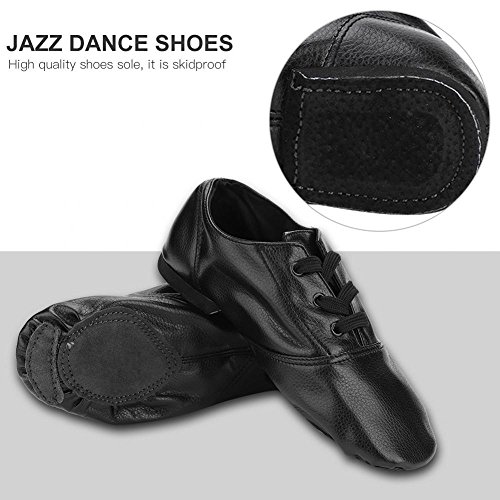 Alomejor Zapatos de Baile de Jazz, Zapatos de Jazz PU Zapatos elásticos de Jazz para niños Adultos(32)