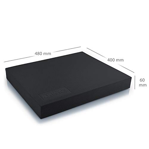 ALPHAPACE Almohadilla de equilibrio + póster de ejercicios incluido - Innovadora colchoneta de equilibrio para un entrenamiento óptimo de todo el cuerpo - Para aumentar el equilibrio y la coordinación ALPHAPACE Almohadilla de equilibrio + póster de ejercicios incluido - Innovadora colchoneta de equilibrio para un entrenamiento óptimo de todo el cuerpo - Para aumentar el equilibrio y la coordinación