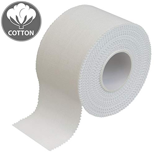 ALPIDEX 12 x Cinta Adhesiva Deportiva Blanca 3,8 cm x 10 m Sport Tape