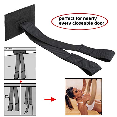 ALPIDEX Anillas de Gimnasia de Madera Aros para Hacer Ejercicio Incluido Anclaje para Puerta y Correas de fijación con Marcas de Longitud ALPIDEX Anillas de Gimnasia de Madera Aros para Hacer Ejercicio Incluido Anclaje para Puerta y Correas de fijación con Marcas de Longitud