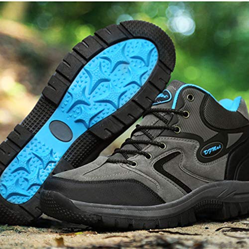 Alta Ayuda Zapatos Impermeables De Senderismo Deslizamiento Resistente Al Desgaste para Hombre Enviar Calcetines Gris 40 EU Alta Ayuda Zapatos Impermeables De Senderismo Deslizamiento Resistente Al Desgaste para Hombre Enviar Calcetines Gris 40 EU