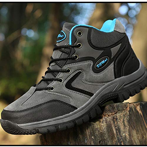 Alta Ayuda Zapatos Impermeables De Senderismo Deslizamiento Resistente Al Desgaste para Hombre Enviar Calcetines Gris 40 EU Alta Ayuda Zapatos Impermeables De Senderismo Deslizamiento Resistente Al Desgaste para Hombre Enviar Calcetines Gris 40 EU