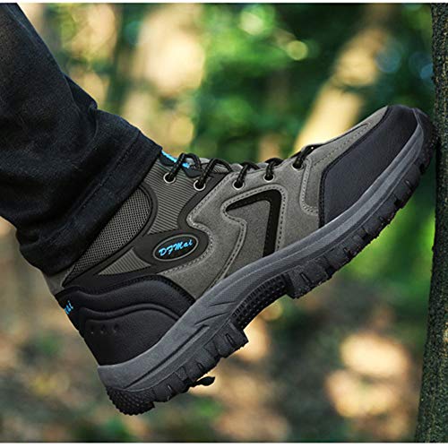 Alta Ayuda Zapatos Impermeables De Senderismo Deslizamiento Resistente Al Desgaste para Hombre Enviar Calcetines Gris 40 EU Alta Ayuda Zapatos Impermeables De Senderismo Deslizamiento Resistente Al Desgaste para Hombre Enviar Calcetines Gris 40 EU