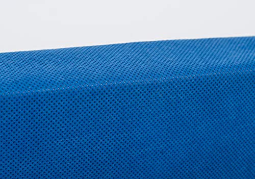 Altabebe AL5000 - Colchón para cuna de viaje, Azul marino, 120 x 60 x 4.5 cm
