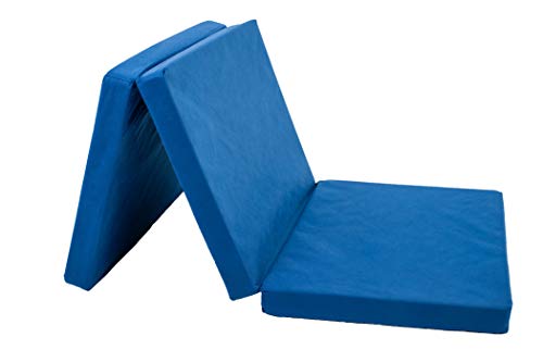 Altabebe AL5000 - Colchón para cuna de viaje, Azul marino, 120 x 60 x 4.5 cm
