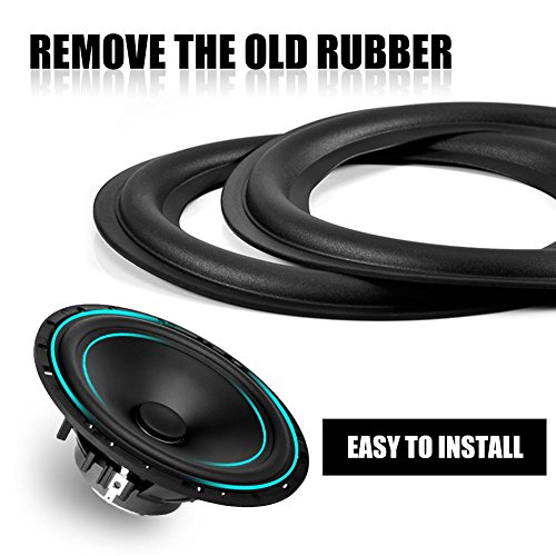 Altavoz de Goma Perforada Foam Edge Anillos Envolventes Piezas Repuesto para la Reparación de Altavoces o DIY (Negro),2pcs 6 Pulgadas / 156 mm Altavoz de Goma Perforada Foam Edge Anillos Envolventes Piezas Repuesto para la Reparación de Altavoces o DIY (Negro),2pcs 6 Pulgadas / 156 mm