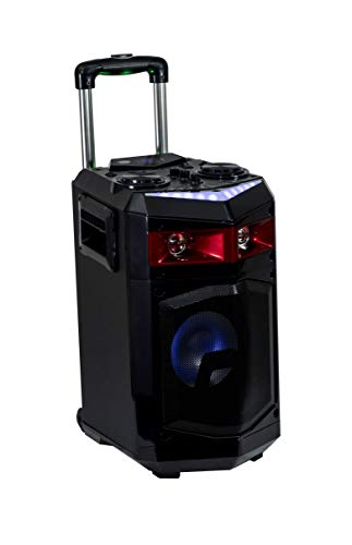Altavoz Trolley con Ruedas PORTATIL Altavoces USB Bluetooth Karaoke LED 60W Altavoz Trolley con Ruedas PORTATIL Altavoces USB Bluetooth Karaoke LED 60W